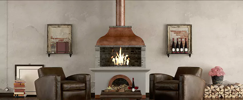Thelin Hearth Products Providence Pellet Insert Fireplace Installation in San Benito, TX