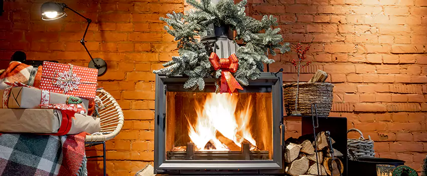 Travis Industries Linear Gas Fireplace Installation in San Benito, Texas