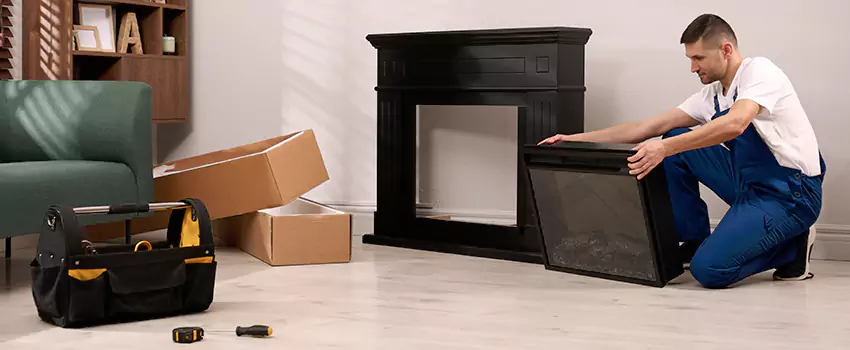 Old Rusted Metal Fireplace Repair And Replacement in San Benito, TX